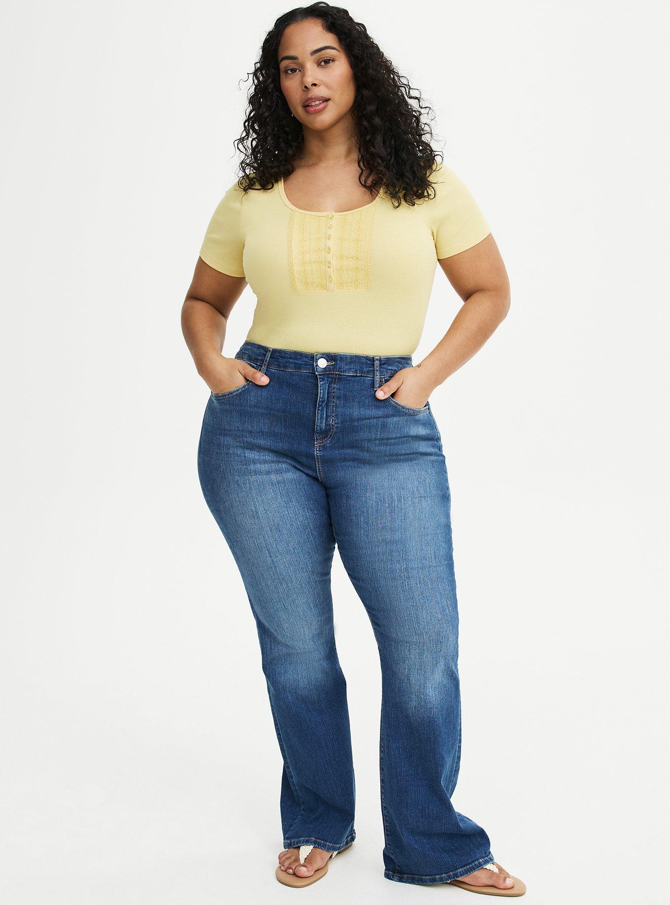 Cotton Modal Lace Henley Top, SUNDRESS, alternate