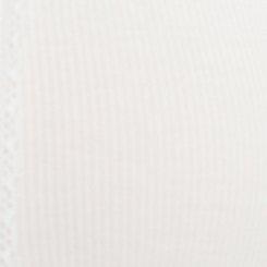 Pointelle Lace Yoke Henley Top, BLANC DE BLANC, swatch