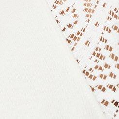 French Terry Patchwork Sweatshirt, BLANC DE BLANC, swatch