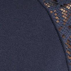 French Terry Patchwork Sweatshirt, POLAR NIGHT, swatch