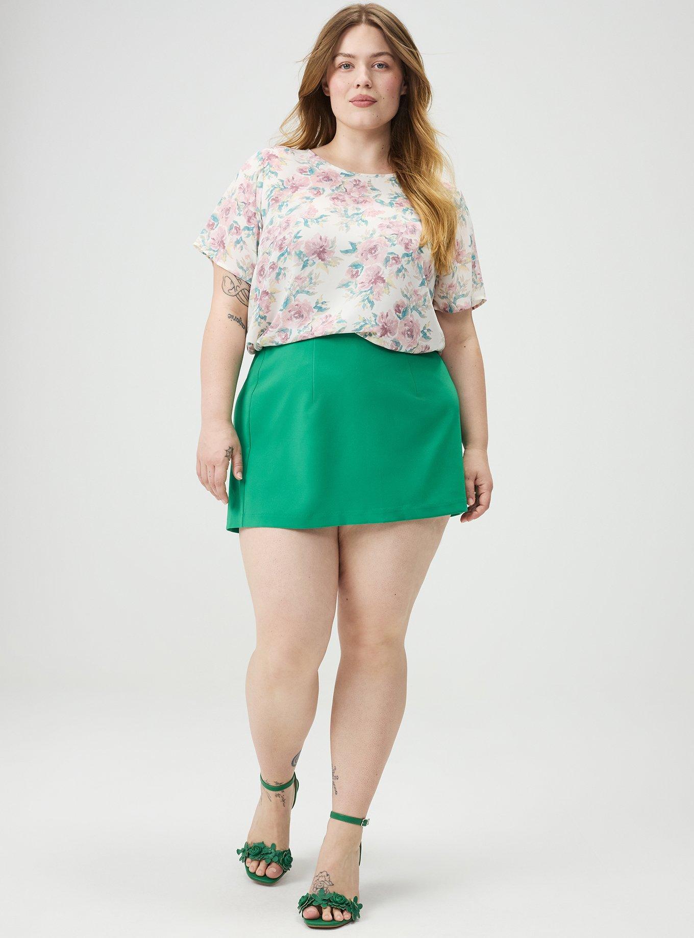 Abbey Georgette Top, ARYA FLORAL WHISPER WHITE, alternate