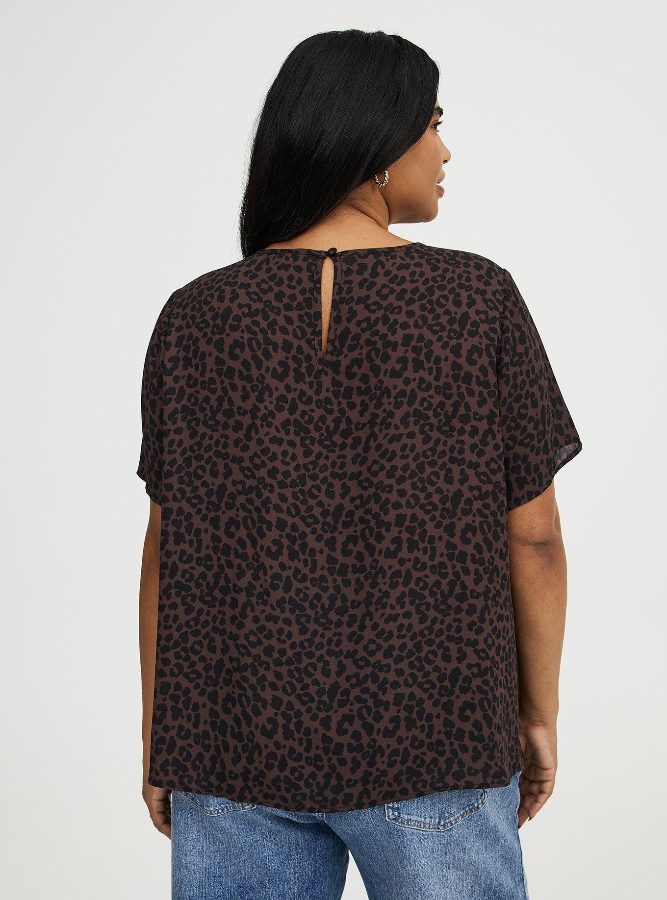 Abbey Georgette Top, REAL DEAL LEO BROWN, alternate