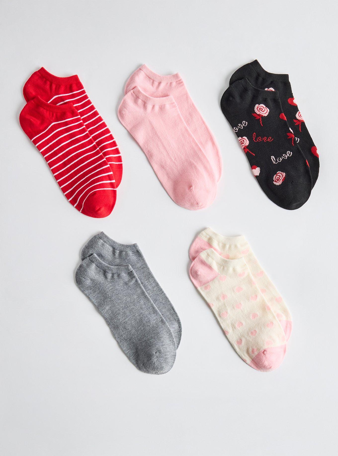 Valentine's Day Socks 5-Pack, MULTI, hi-res