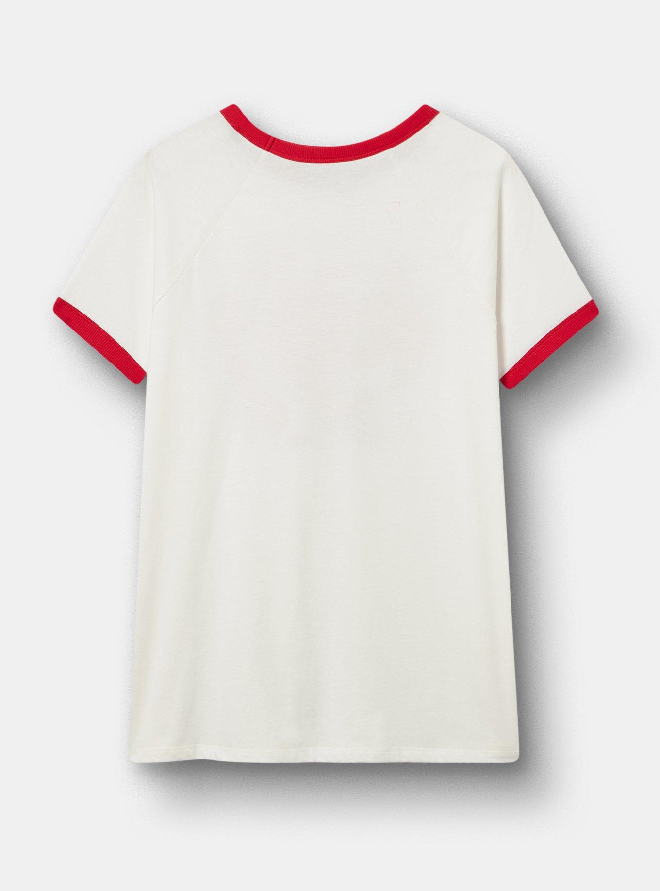 Selena Gomez Cotton Raglan Tee, CALL ME WHISPER WHITE, alternate