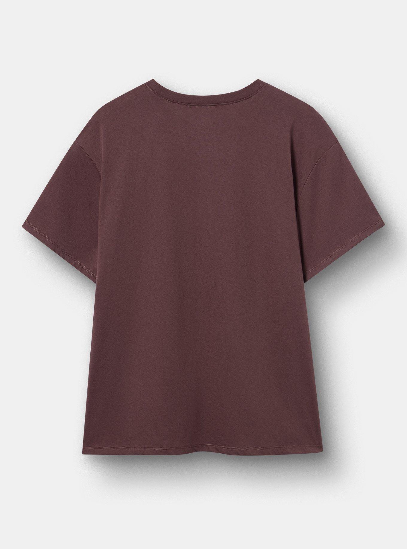 Def Leppard Relaxed Cotton Crew Tee, DEF LEPPARD FLORAL FRENCH ROAST, alternate