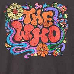 The Who Classic Cotton Jersey Tee, THE WHO FLORAL OBSIDIAN, swatch