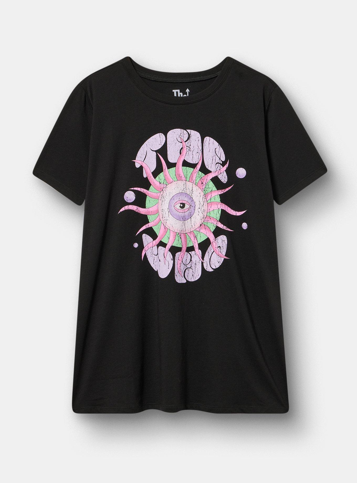 The Who Classic Cotton Crew Tee, THE WHO EYE DEEP BLACK, hi-res