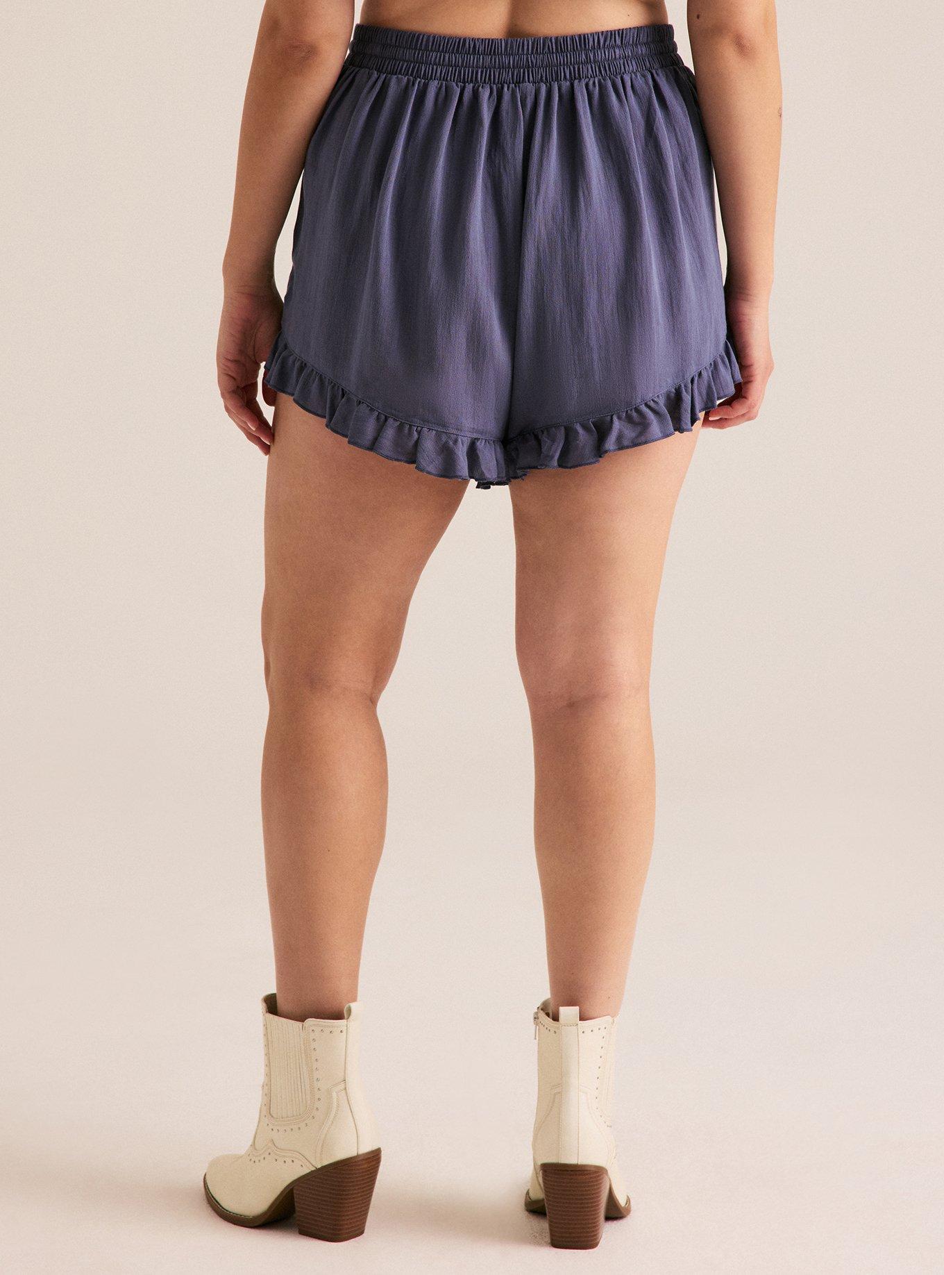 Festi Ruffle Hem Short, NIGHTSHADOW BLUE, alternate