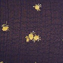 Tiered Babydoll Top with Puff Sleeves, MISTY DITSY FLORAL NAVY, swatch