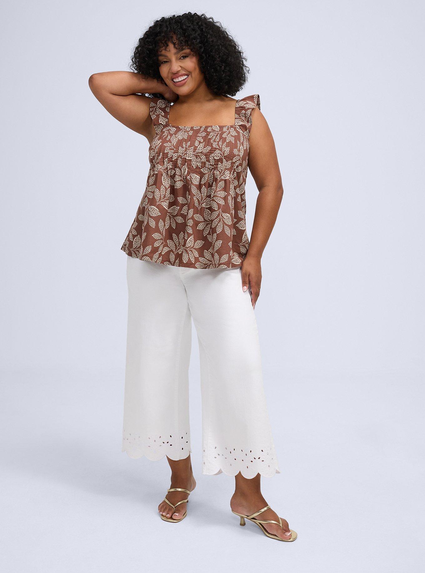 Plus Size - Belle Isle Pintuck Tank - Torrid