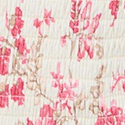 Corset Lace Trim Crop Top, ENTICE FLORALS PINK, swatch