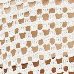 Crochet Tank, WHISPER WHITE, swatch