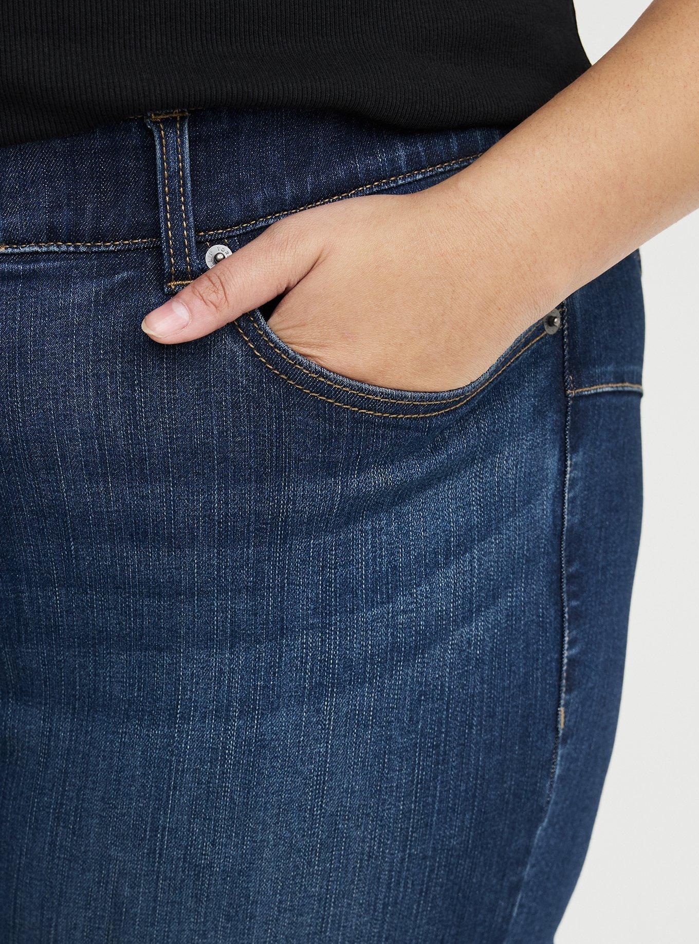 Bombshell Straight High-Rise Jean, ENGLISH CHANNEL, alternate