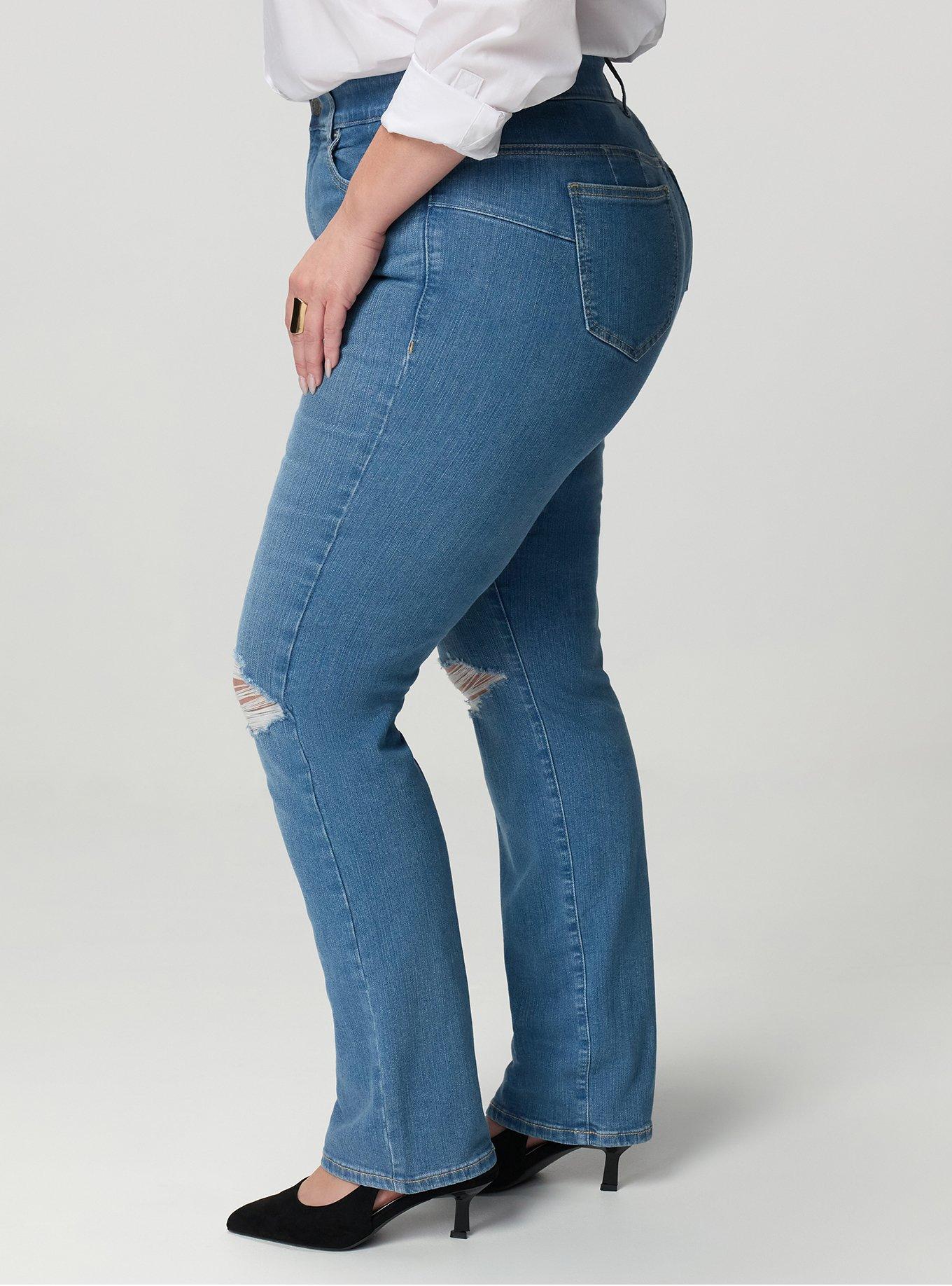 Bombshell Straight High-Rise Jean, HELIOS, alternate