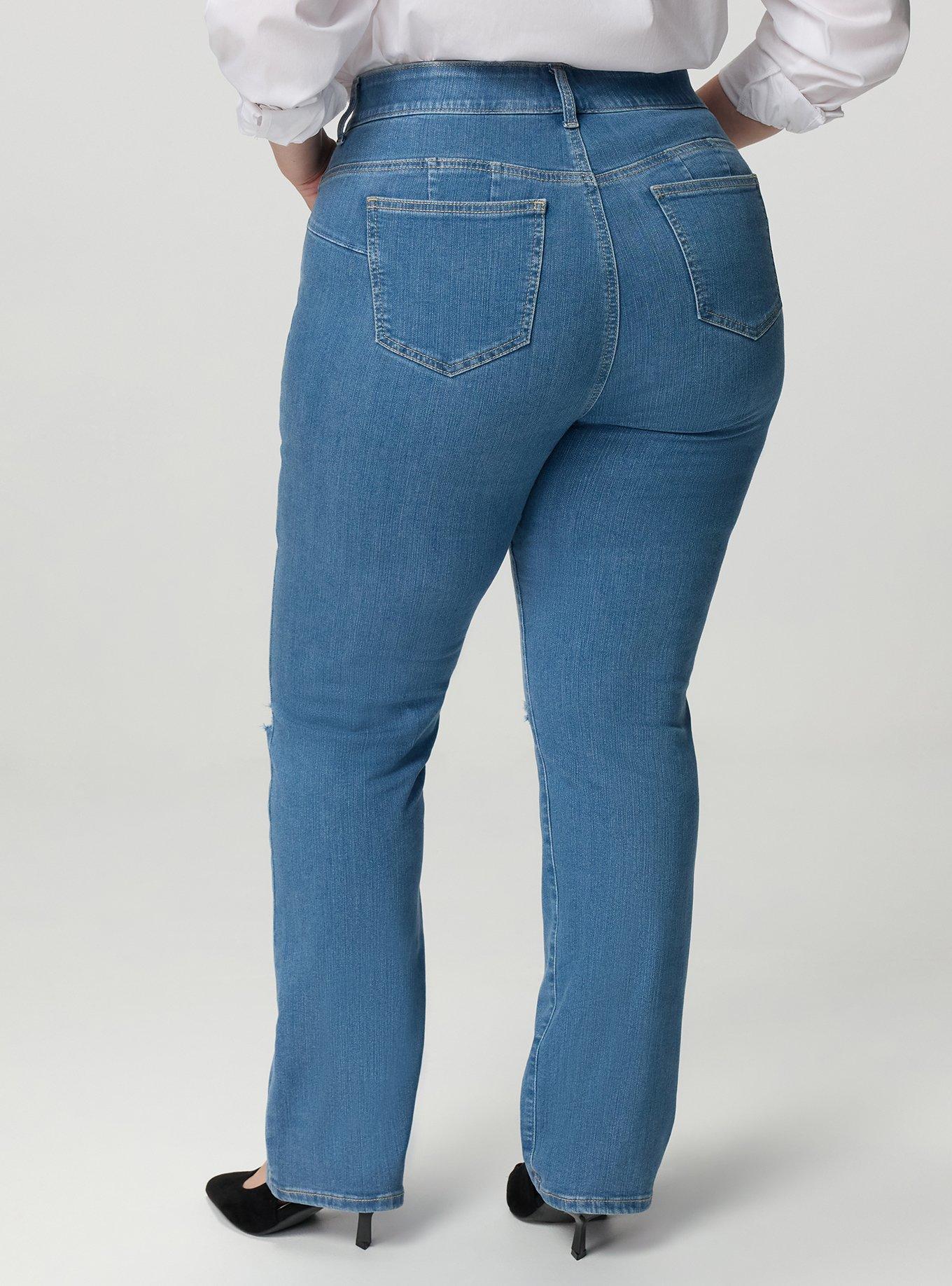 Bombshell Straight High-Rise Jean, HELIOS, alternate