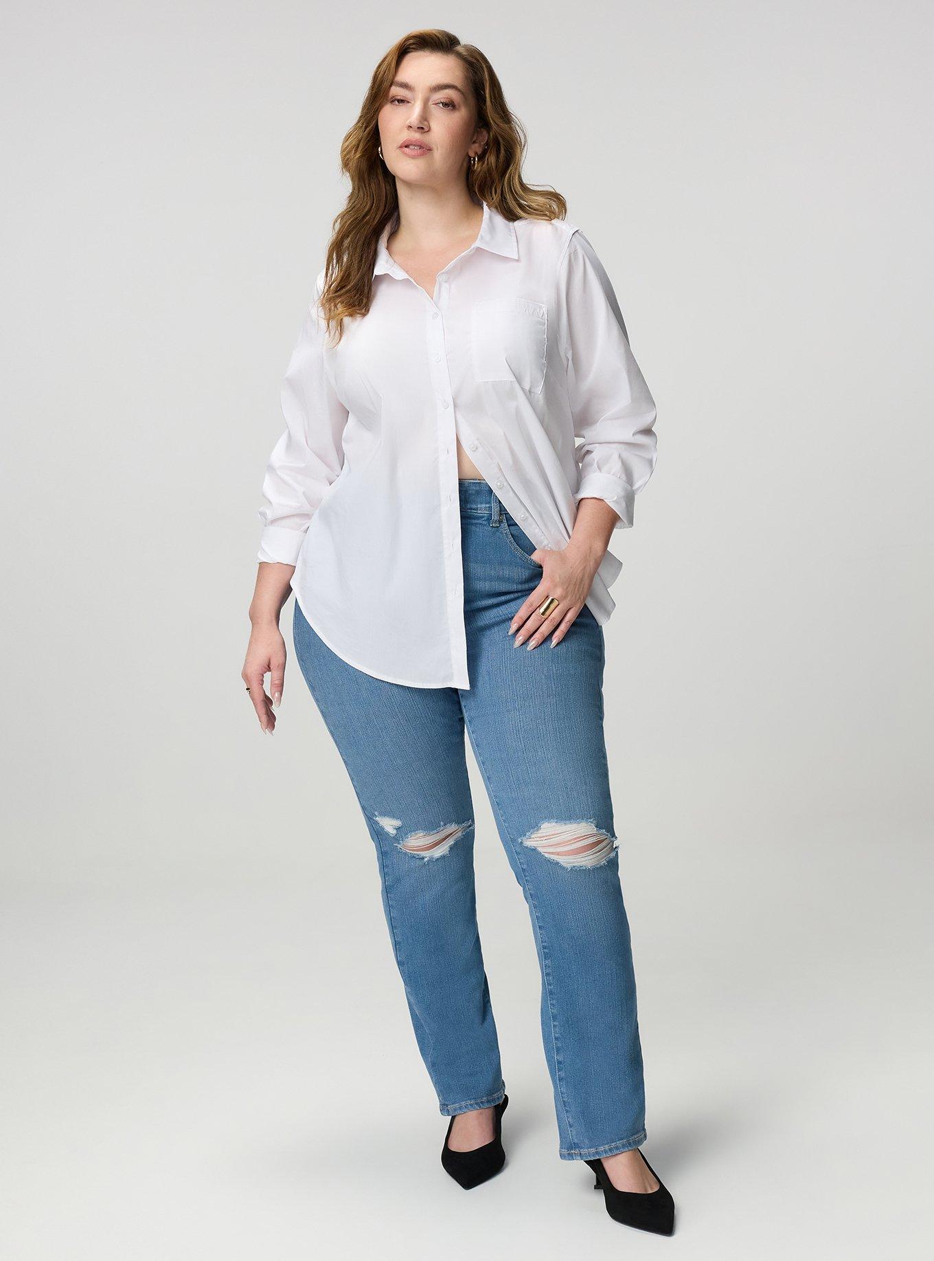 Bombshell Straight High-Rise Jean, HELIOS, alternate