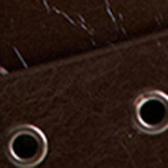 Studded Western Low Belt, BROWN, swatch