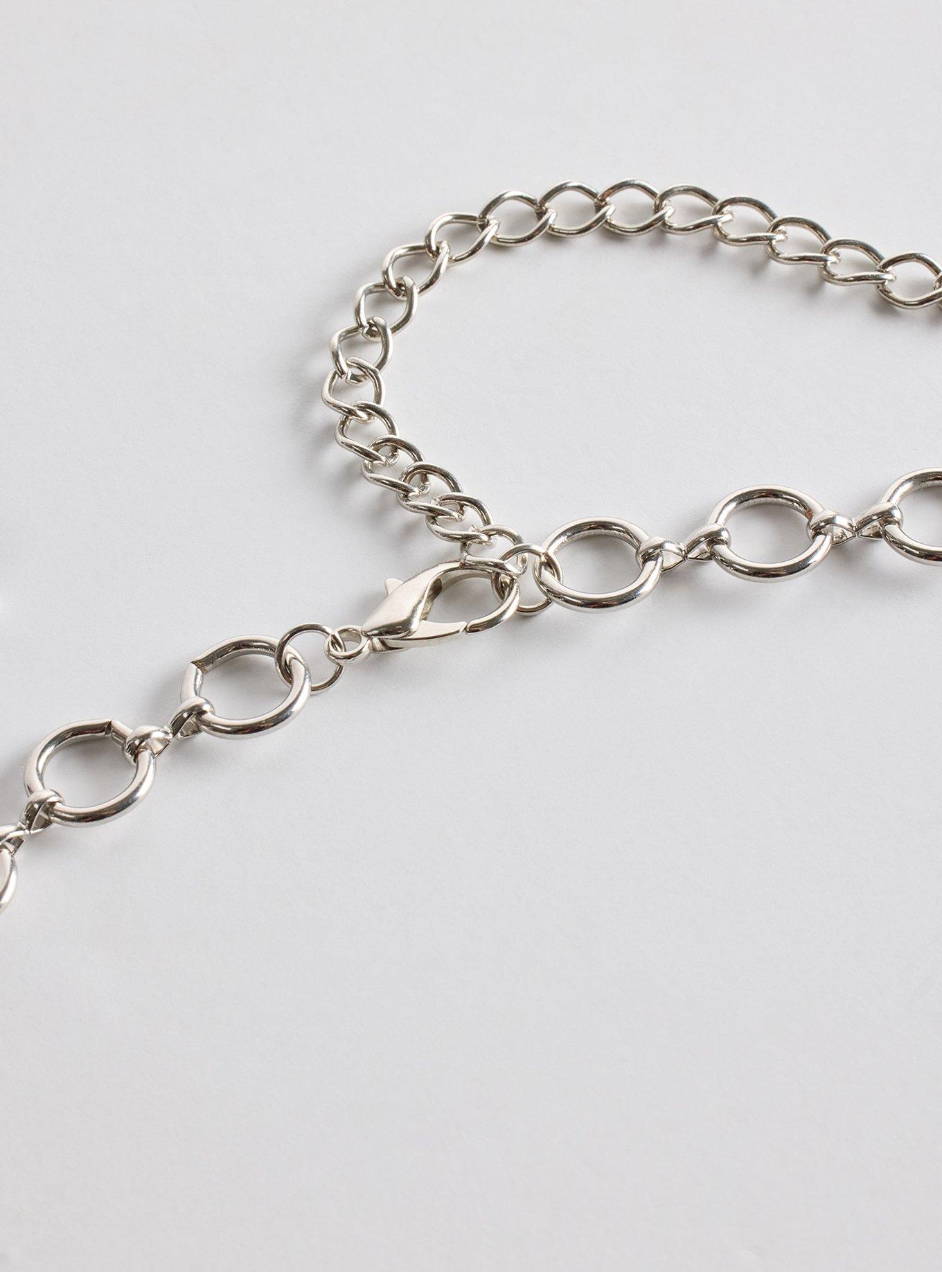 Cherry Charm Chain Belt, SILVER, alternate