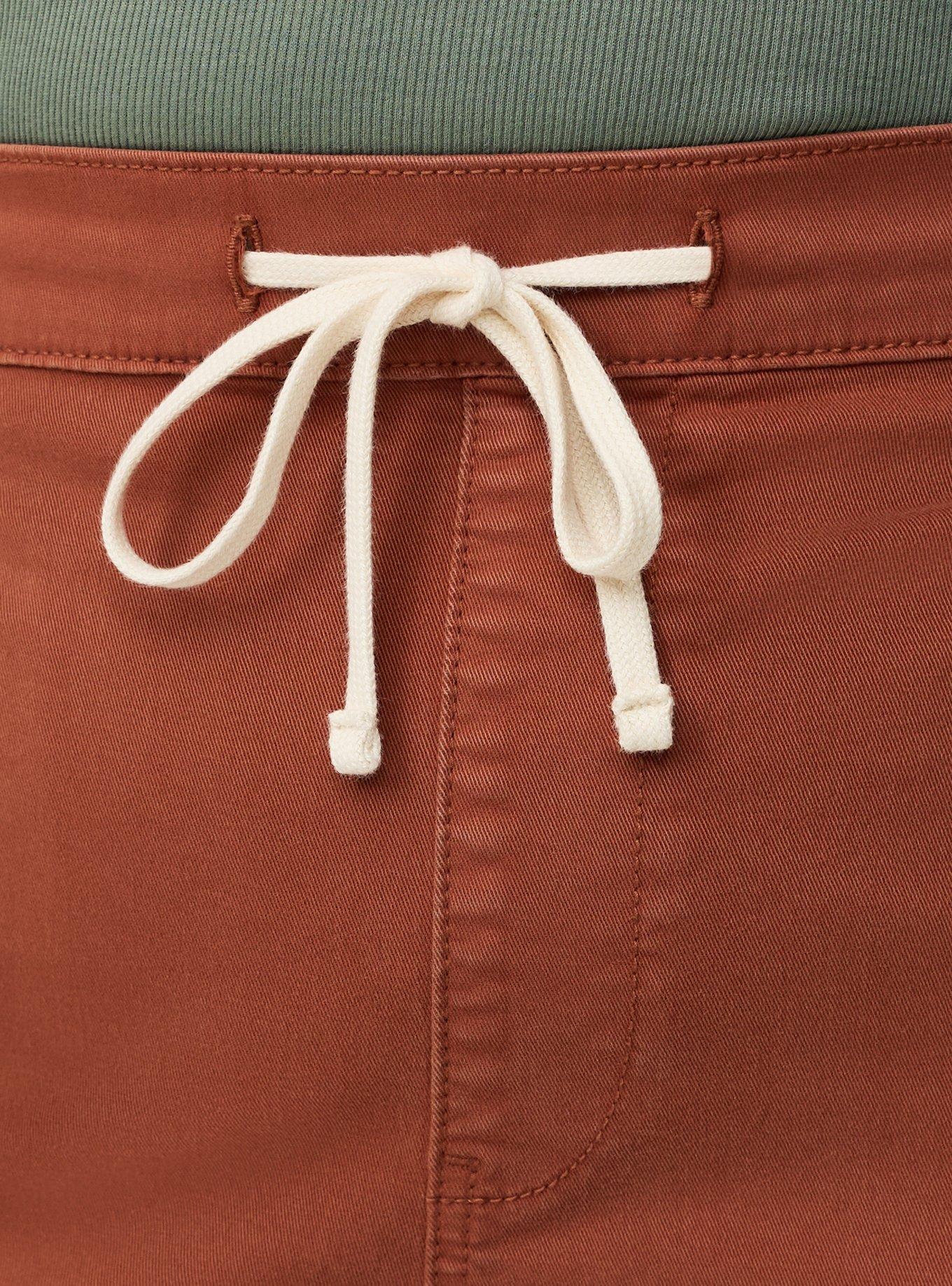 High-Rise Twill Barrel Pant, SEQUOIA, alternate