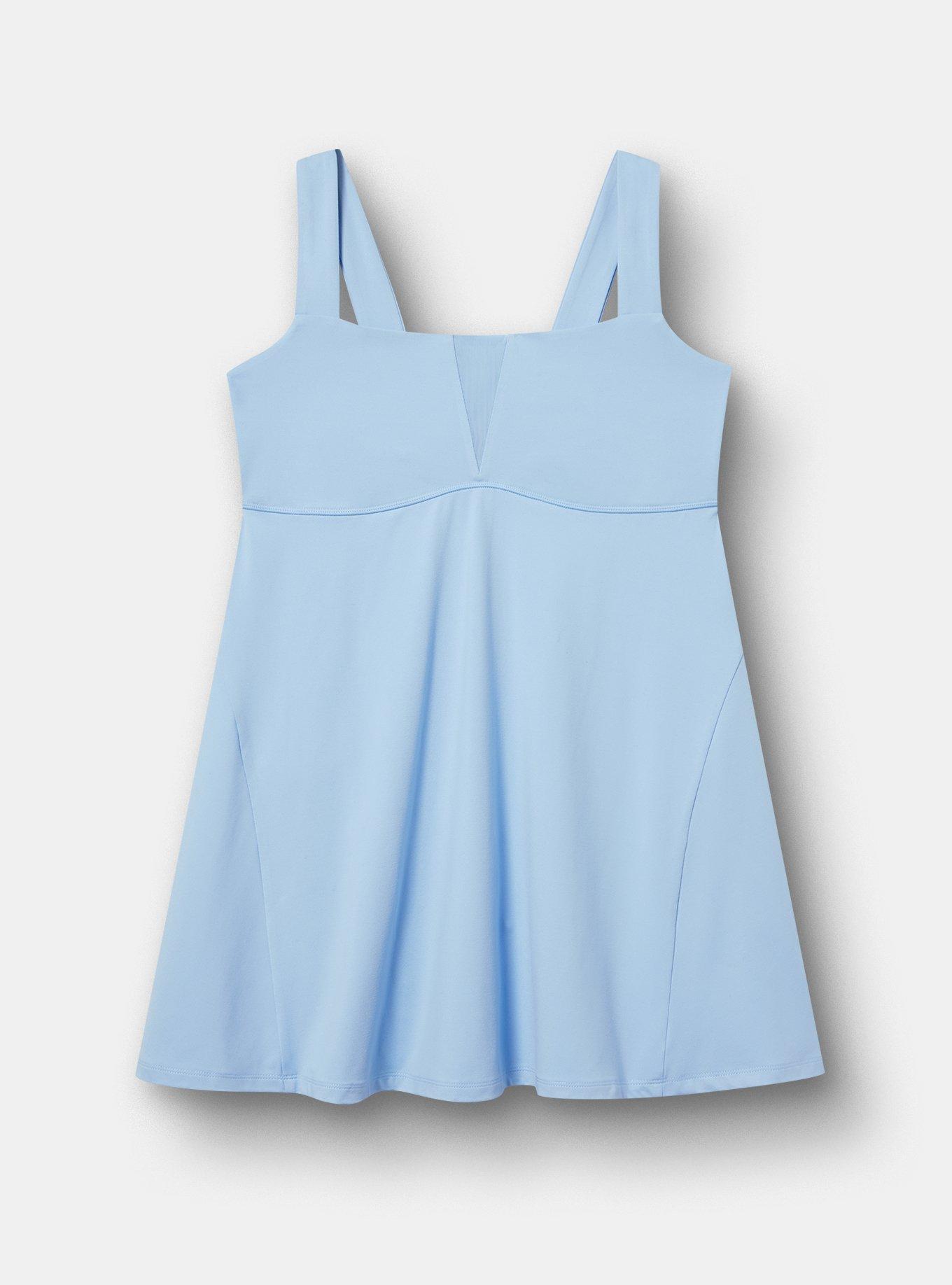 TRU Super Soft Performance Jersey Fit & Flare Tennis Dress, POLARIS STAR, hi-res