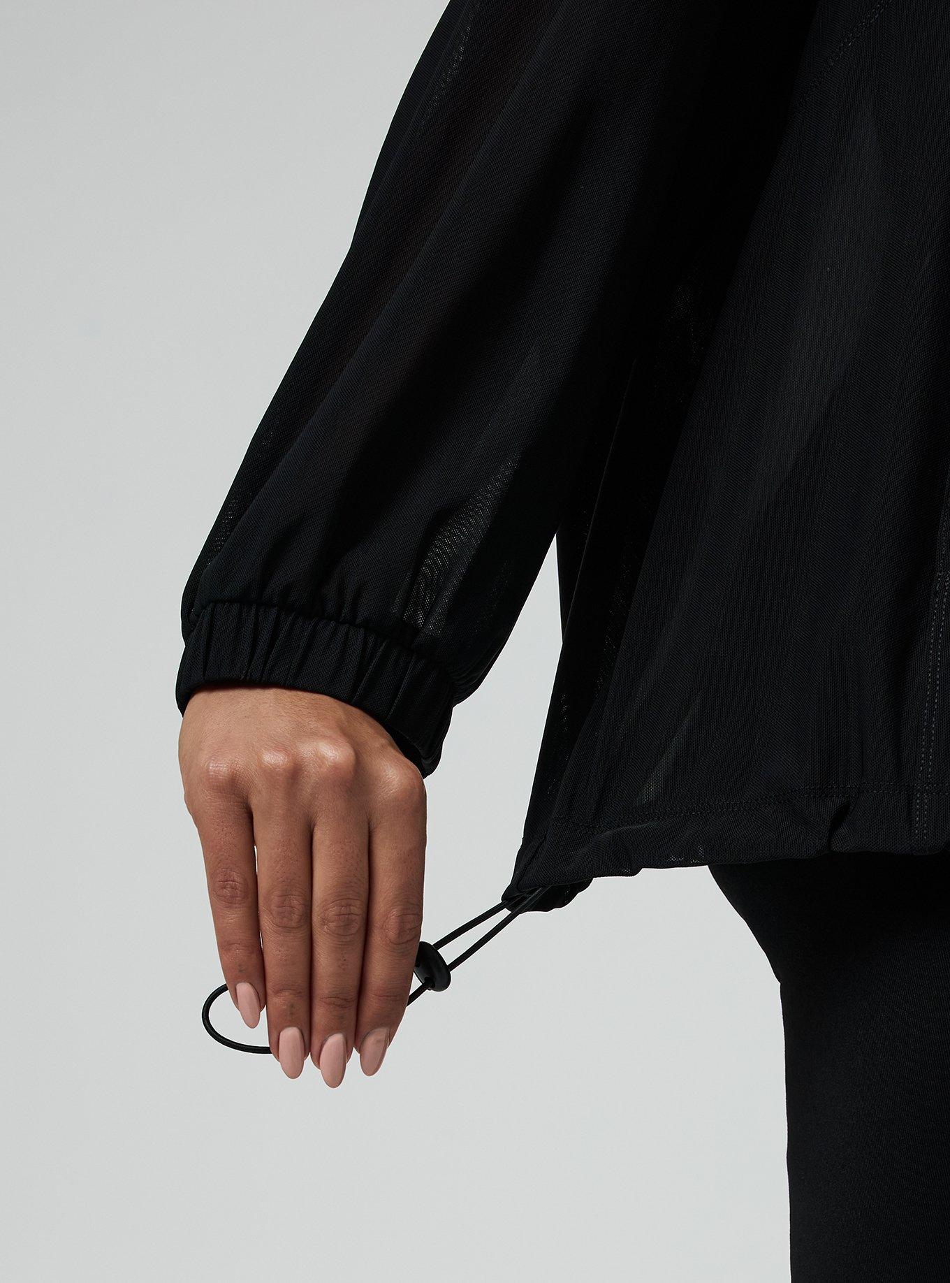 TRU Nylon Active Bomber Jacket, DEEP BLACK, alternate