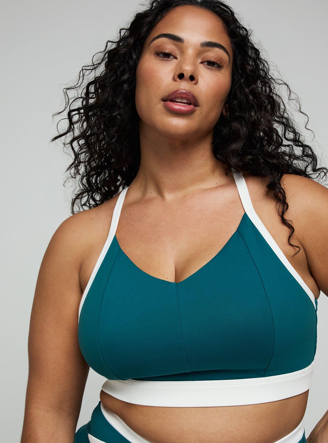 TRU Performance Core Active Sports Bra with Piping, SPRUCED UP, alternate