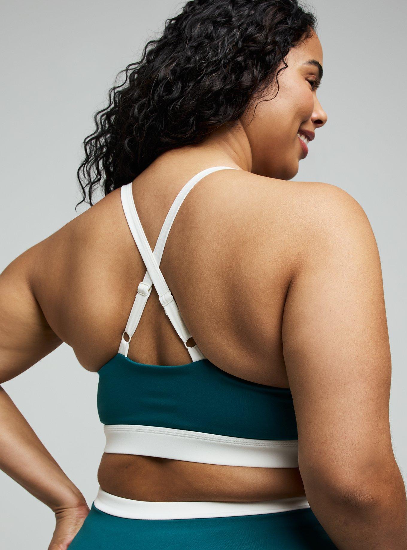 TRU Performance Core Active Sports Bra with Piping, SPRUCED UP, alternate