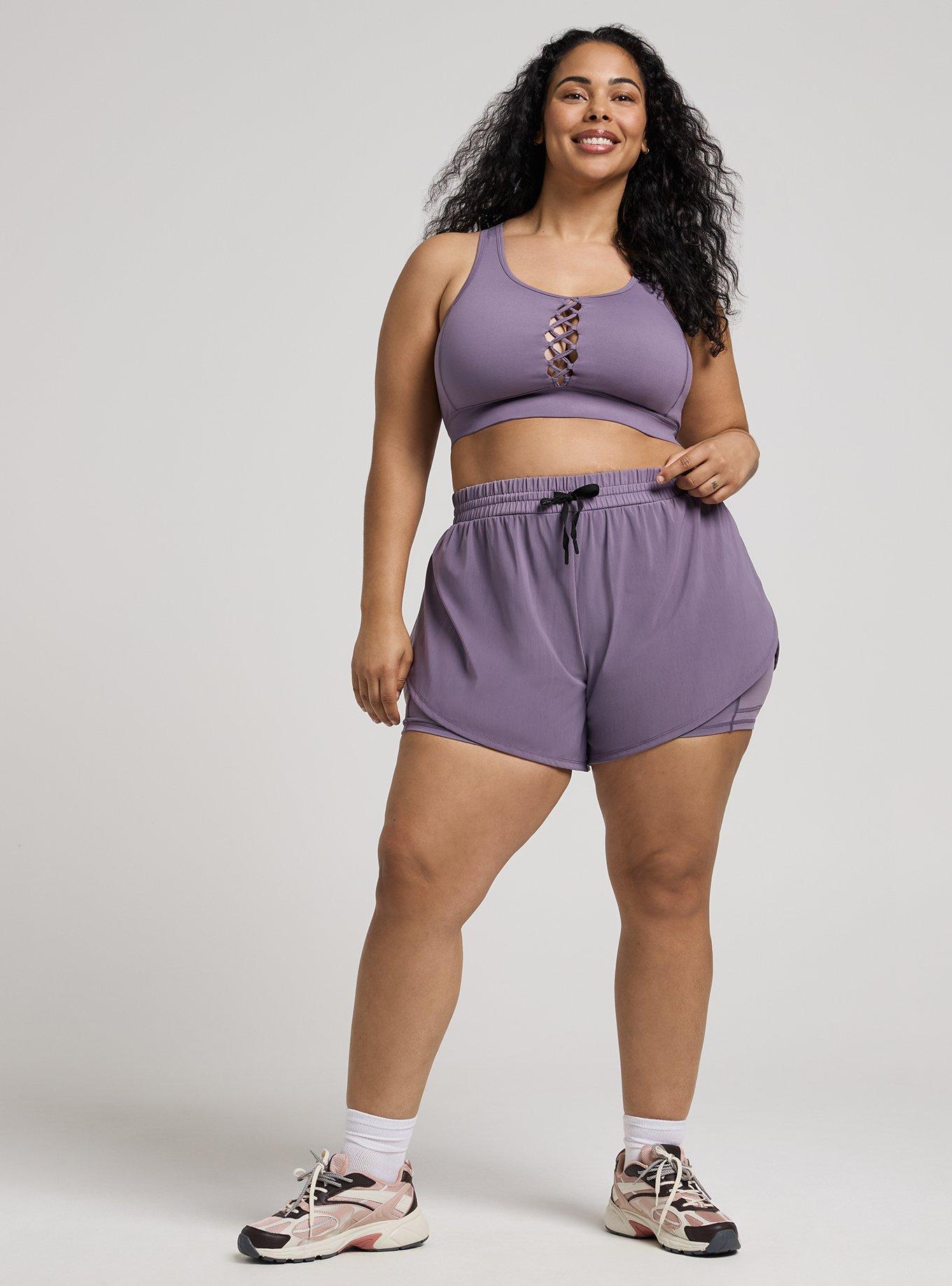 TRU Performance Core 2fer Active Short, PURPLE SAGE, alternate