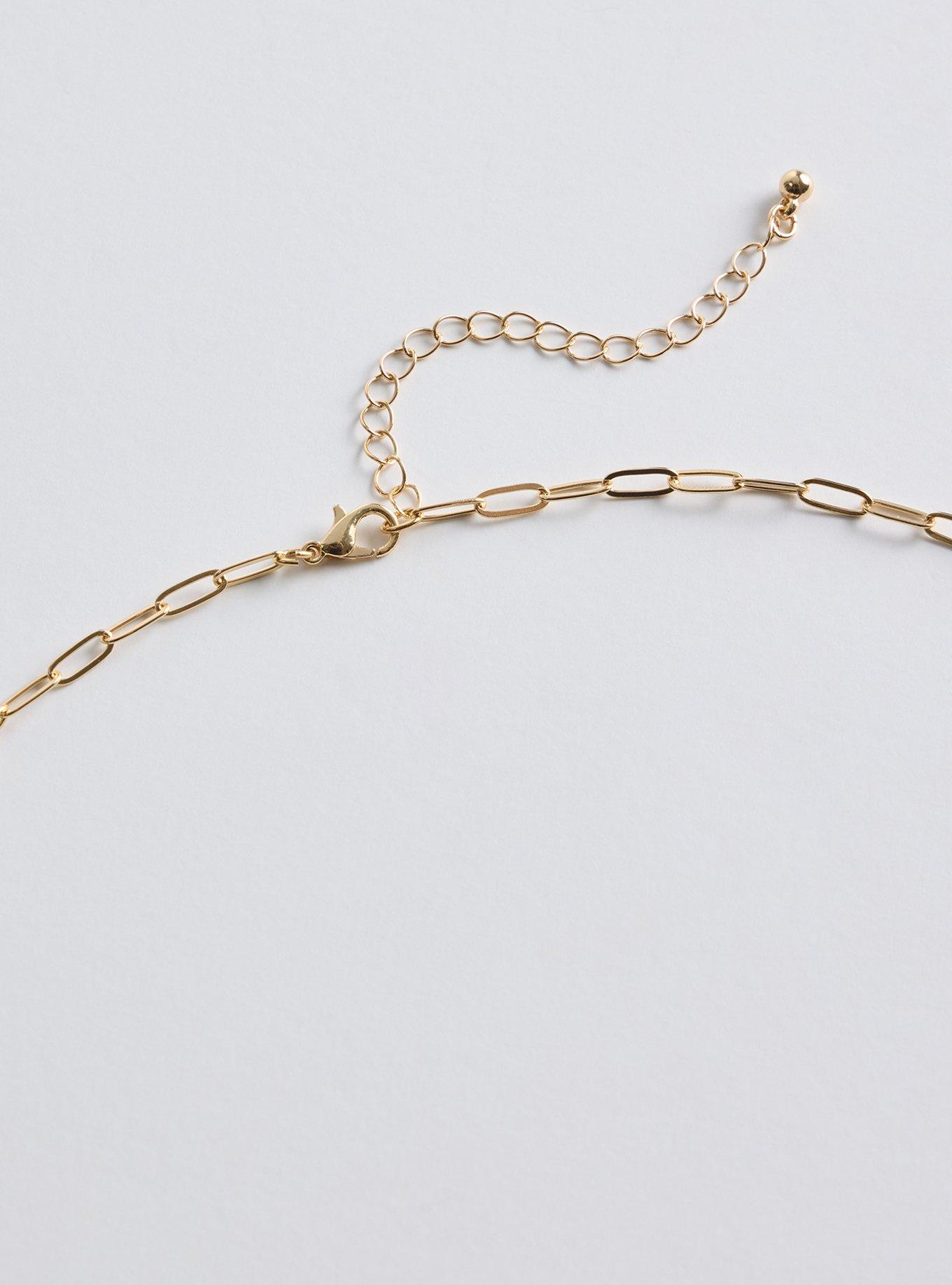 Plus Size Heart Carabiner Necklace, , alternate