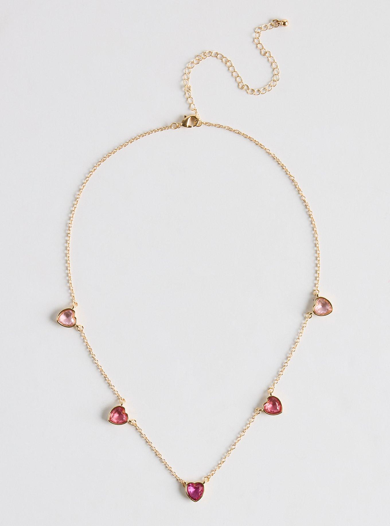 Fixed Heart Necklace, , hi-res