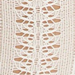 Pointelle Knee-High Sock, IVORY, swatch