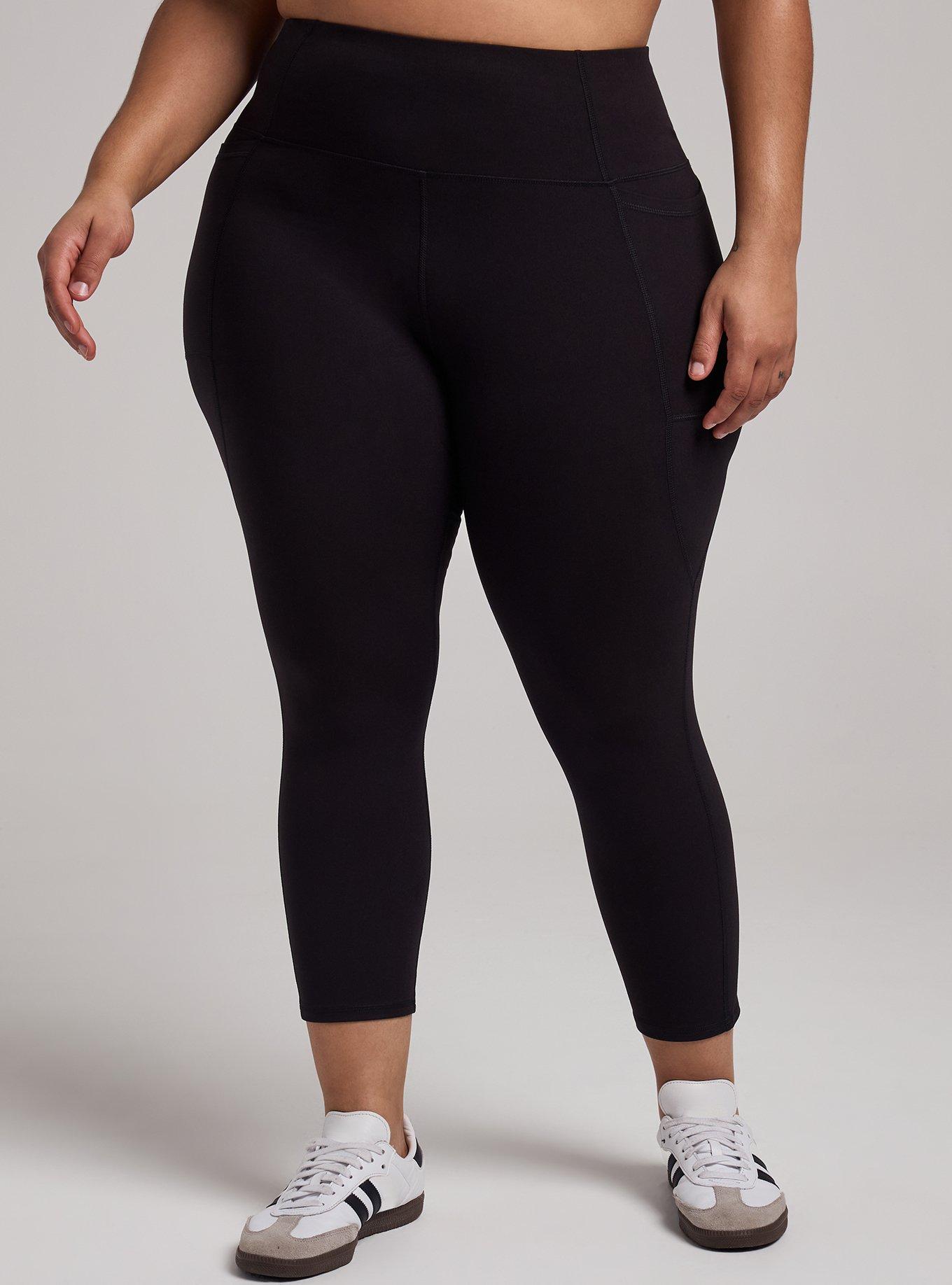 TRU Super Soft Performance Jersey Capri Pocket Legging, DEEP BLACK, alternate