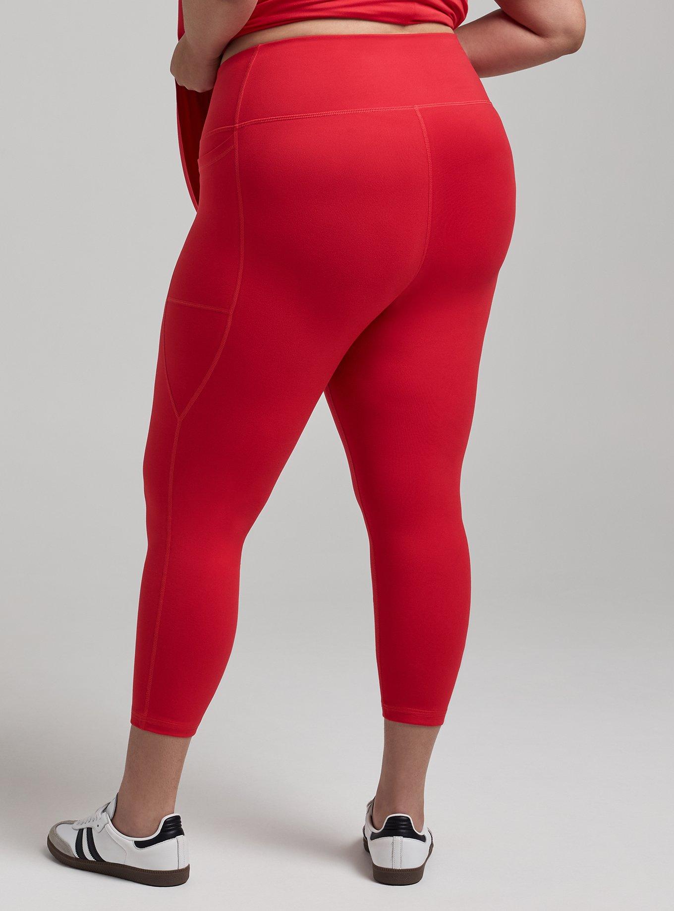 TRU Super Soft Performance Jersey Capri Pocket Legging, LOLLIPOP, alternate