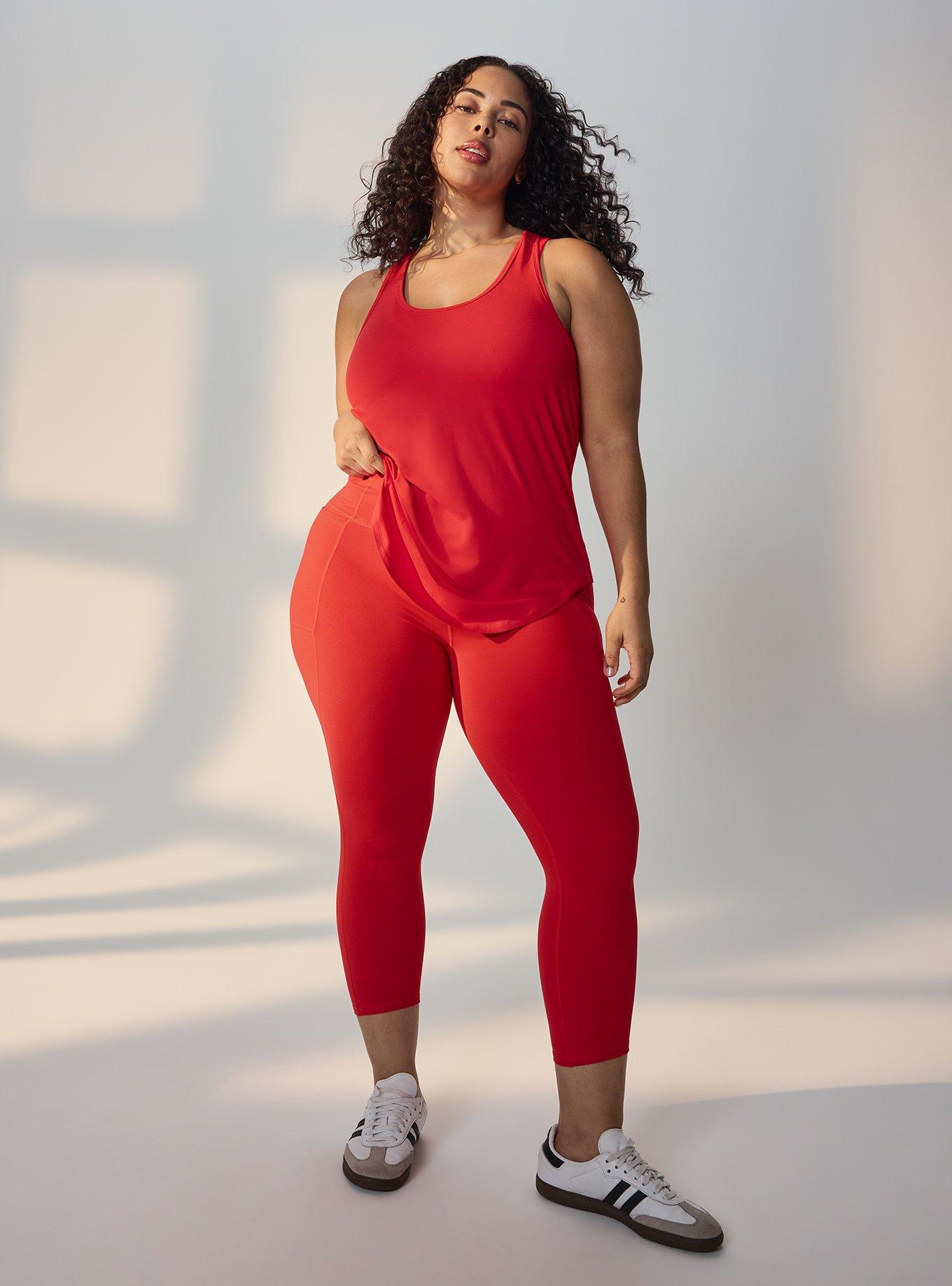 TRU Super Soft Performance Jersey Capri Pocket Legging, LOLLIPOP, hi-res