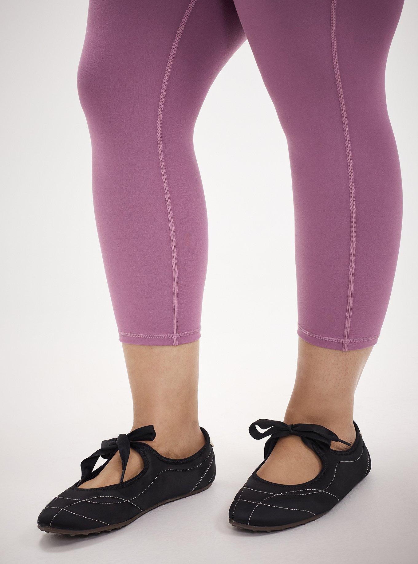 TRU Super Soft Performance Jersey Capri Pocket Legging, ARGYLE PURPLE, alternate