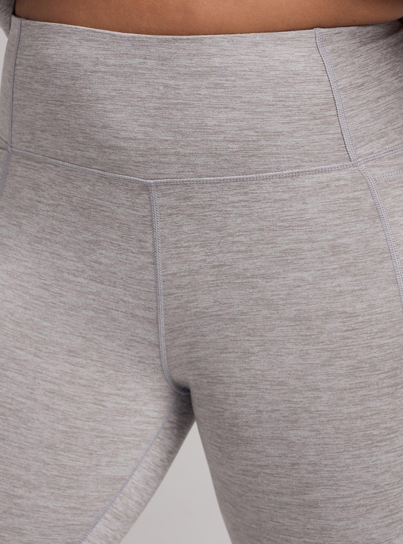 TRU Super Soft Performance Jersey Capri Pocket Legging, LIGHTEST HEATHER GREY, alternate