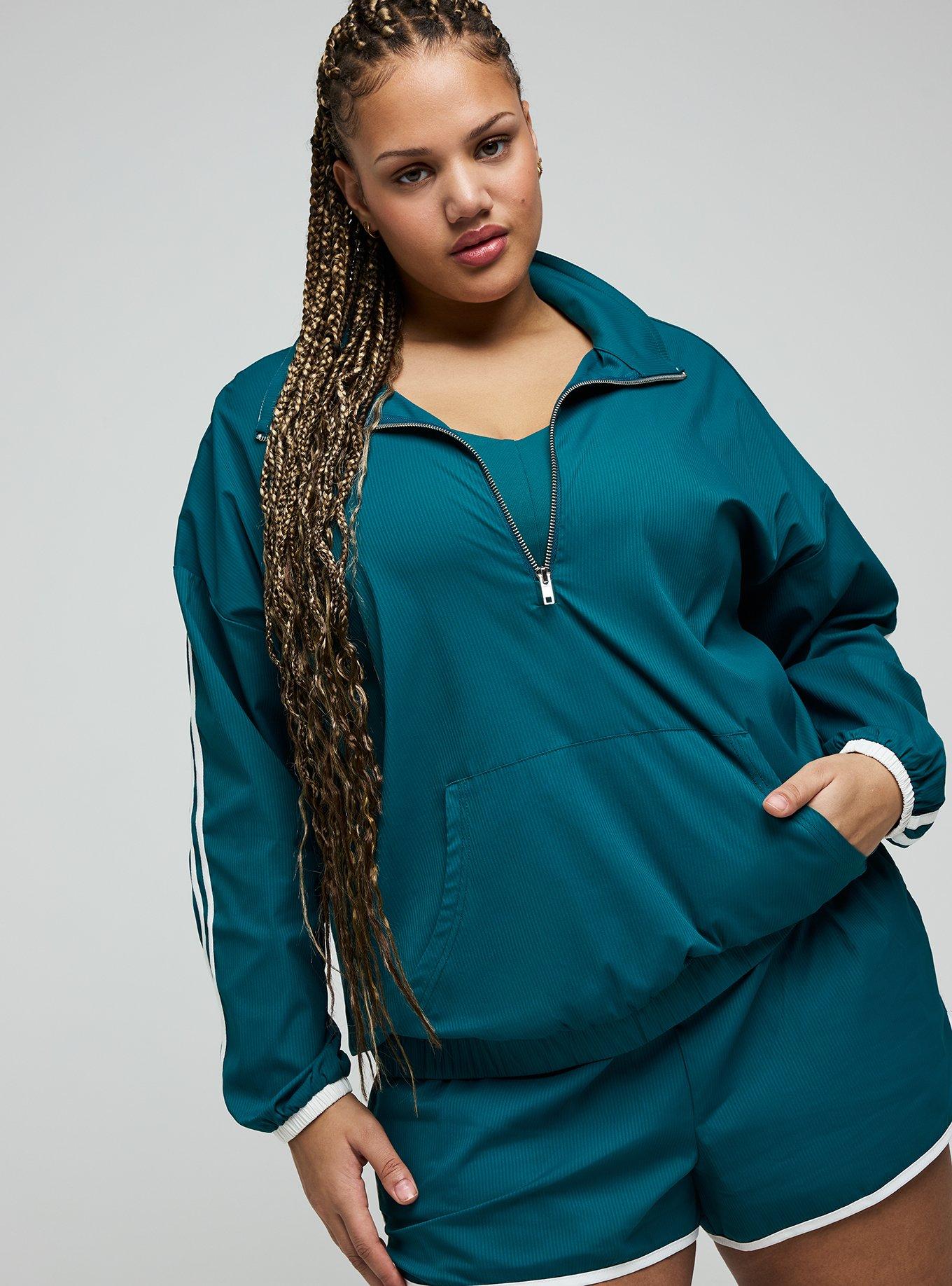 Plus Size - TRU Active Cool Down Half-Zip Pullover - Torrid