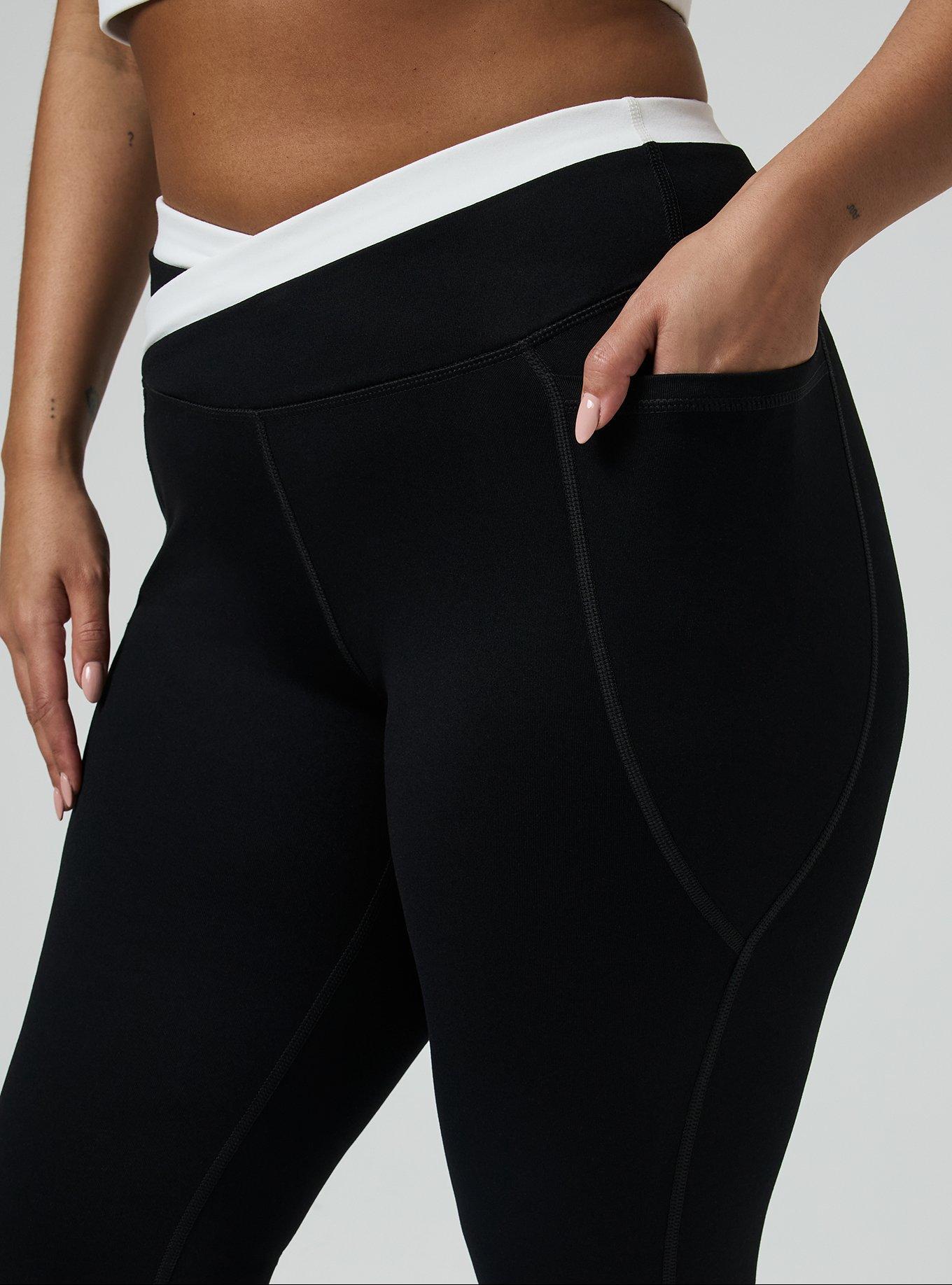 TRU Performance Core V-Band Active Legging, DEEP BLACK, alternate