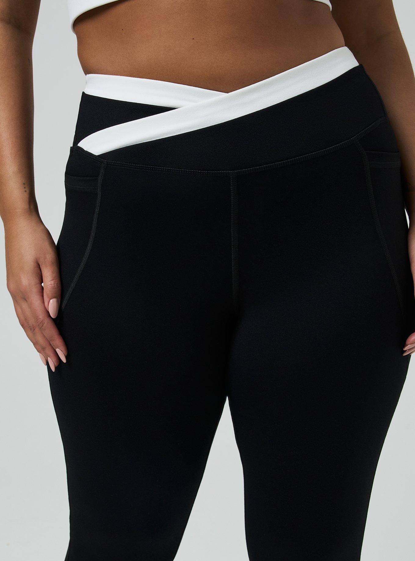 TRU Performance Core V-Band Active Legging, DEEP BLACK, alternate