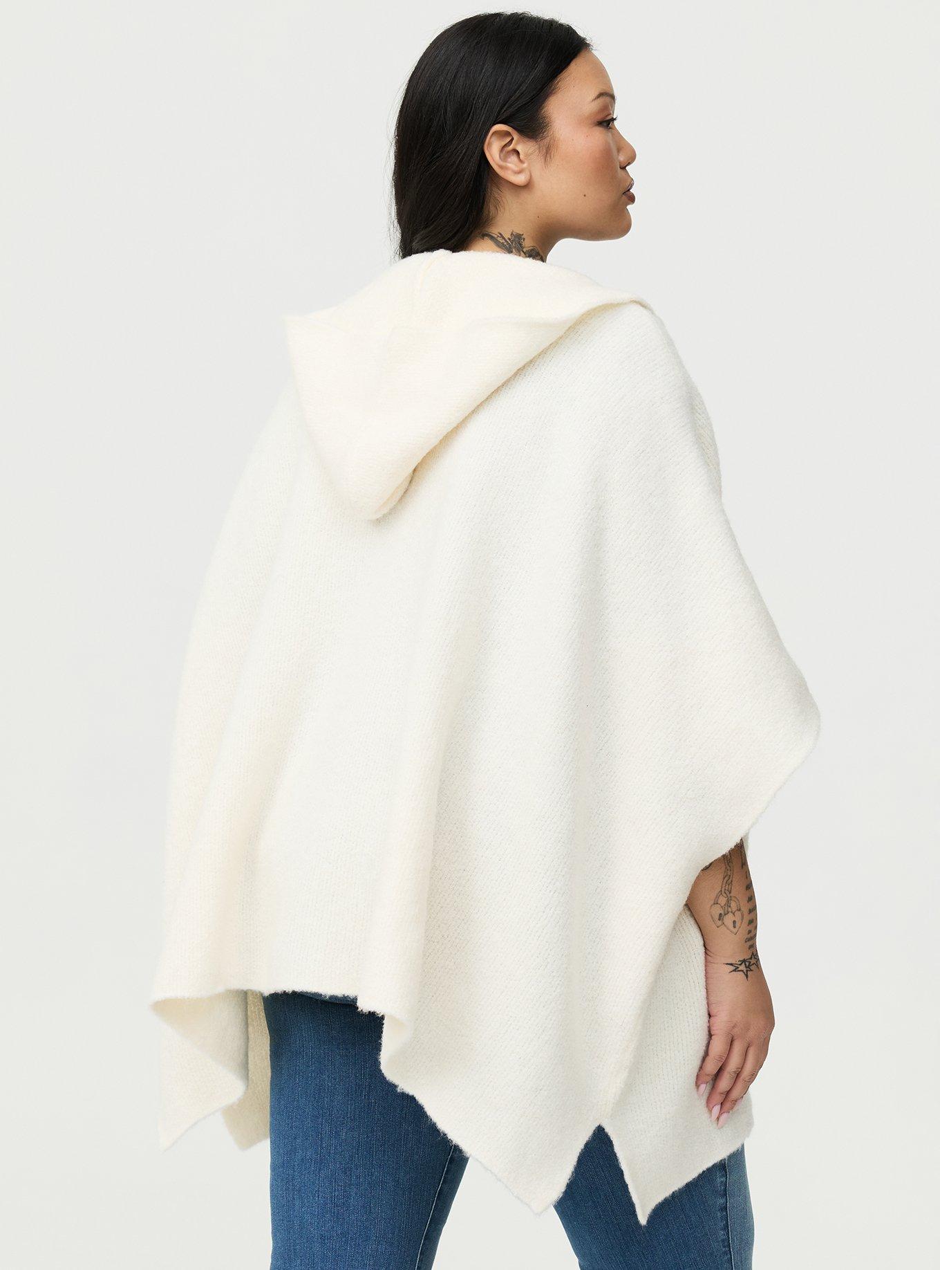 Hooded Pocket Ruana, , alternate