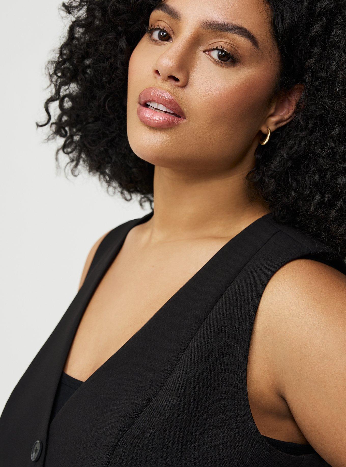 Tailored Vest, DEEP BLACK, alternate