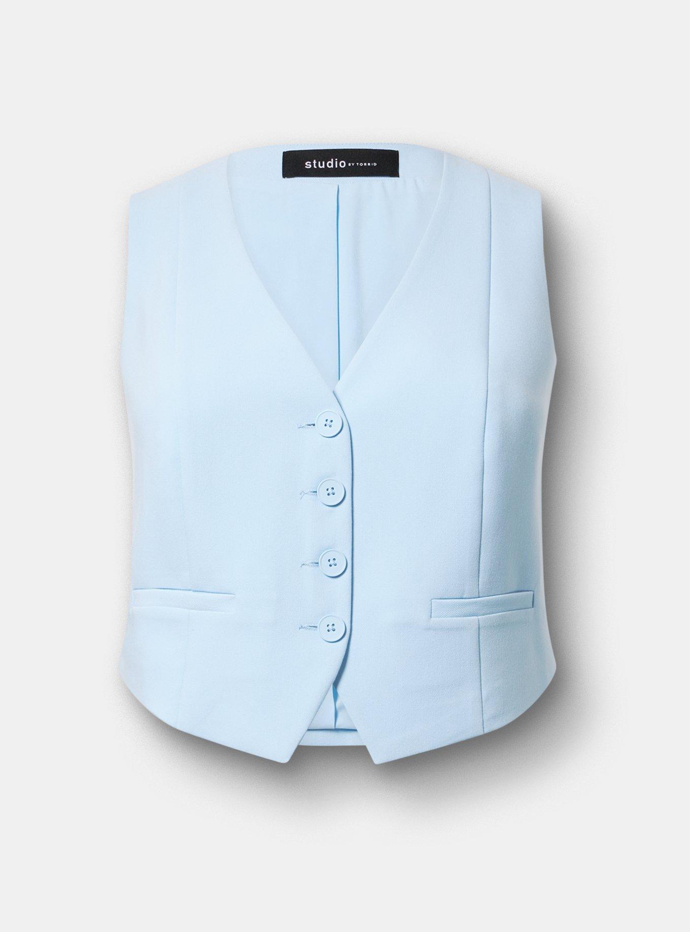 Tailored Vest, CERULEAN, hi-res