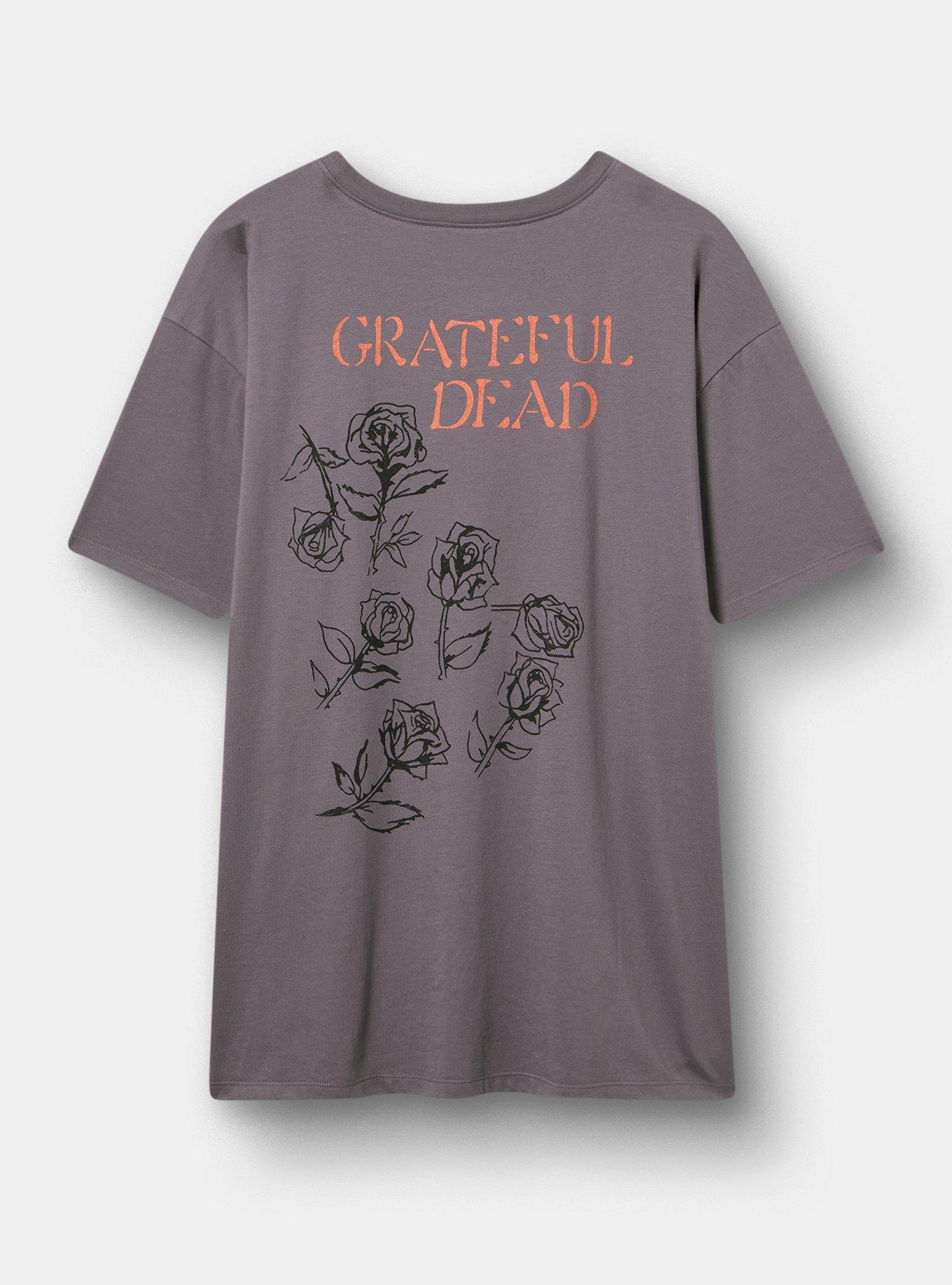 Grateful Dead Relaxed Cotton Jersey Tee, GRATEFUL DEAD TORNADO GRAY, alternate