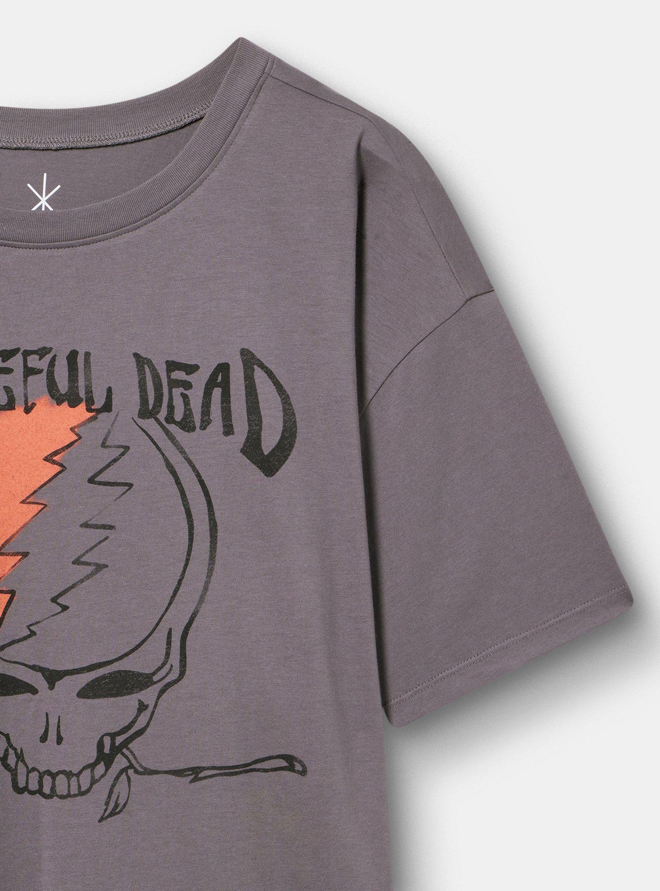 Grateful Dead Relaxed Cotton Jersey Tee, GRATEFUL DEAD TORNADO GRAY, alternate