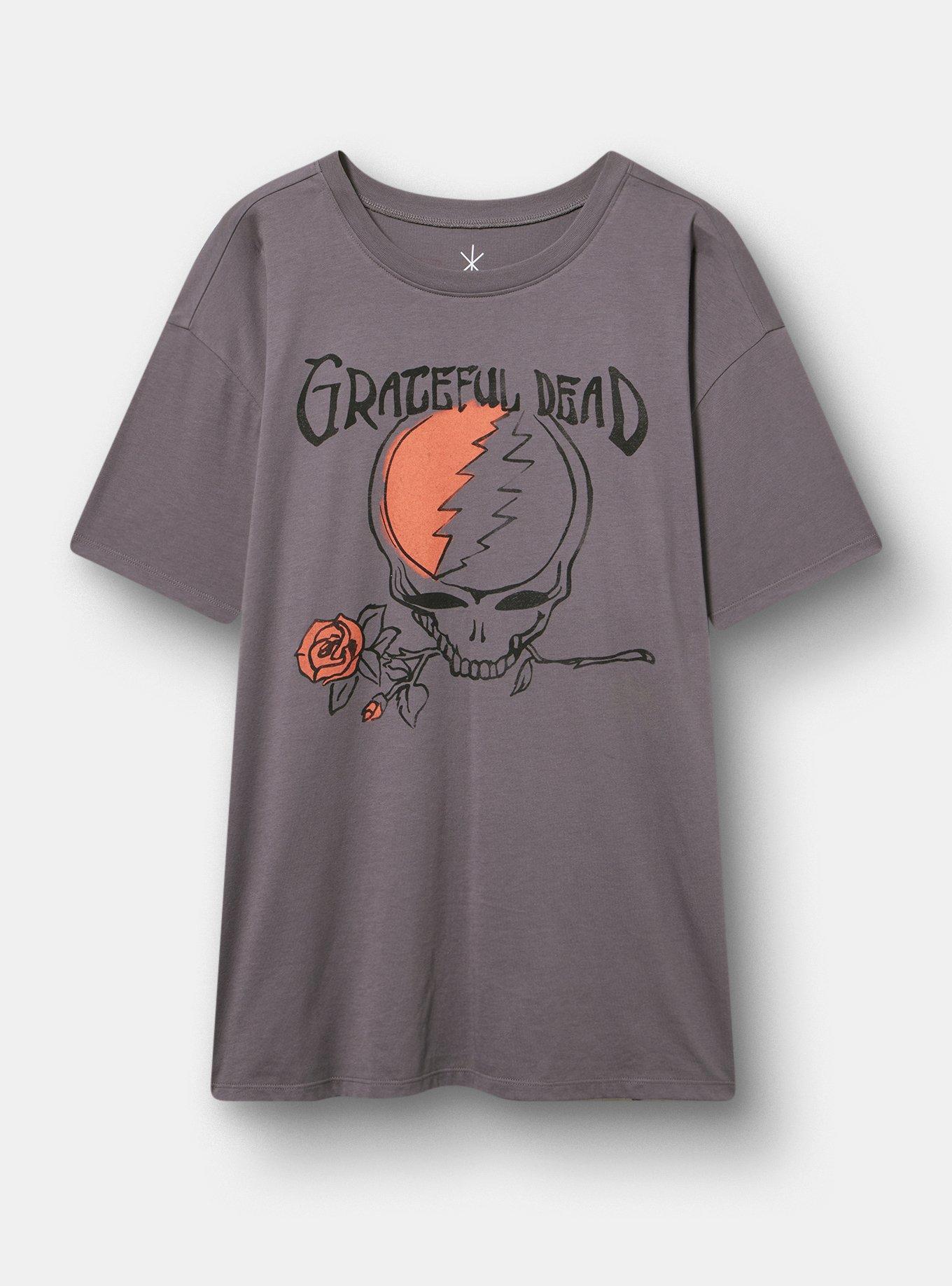 Grateful Dead Relaxed Cotton Jersey Tee, GRATEFUL DEAD TORNADO GRAY, hi-res