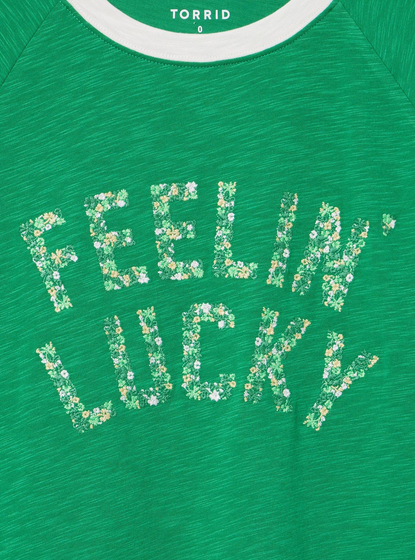 Vintage Slub Classic Varsity Tee, FEELING LUCKY JELLY BEAN, alternate
