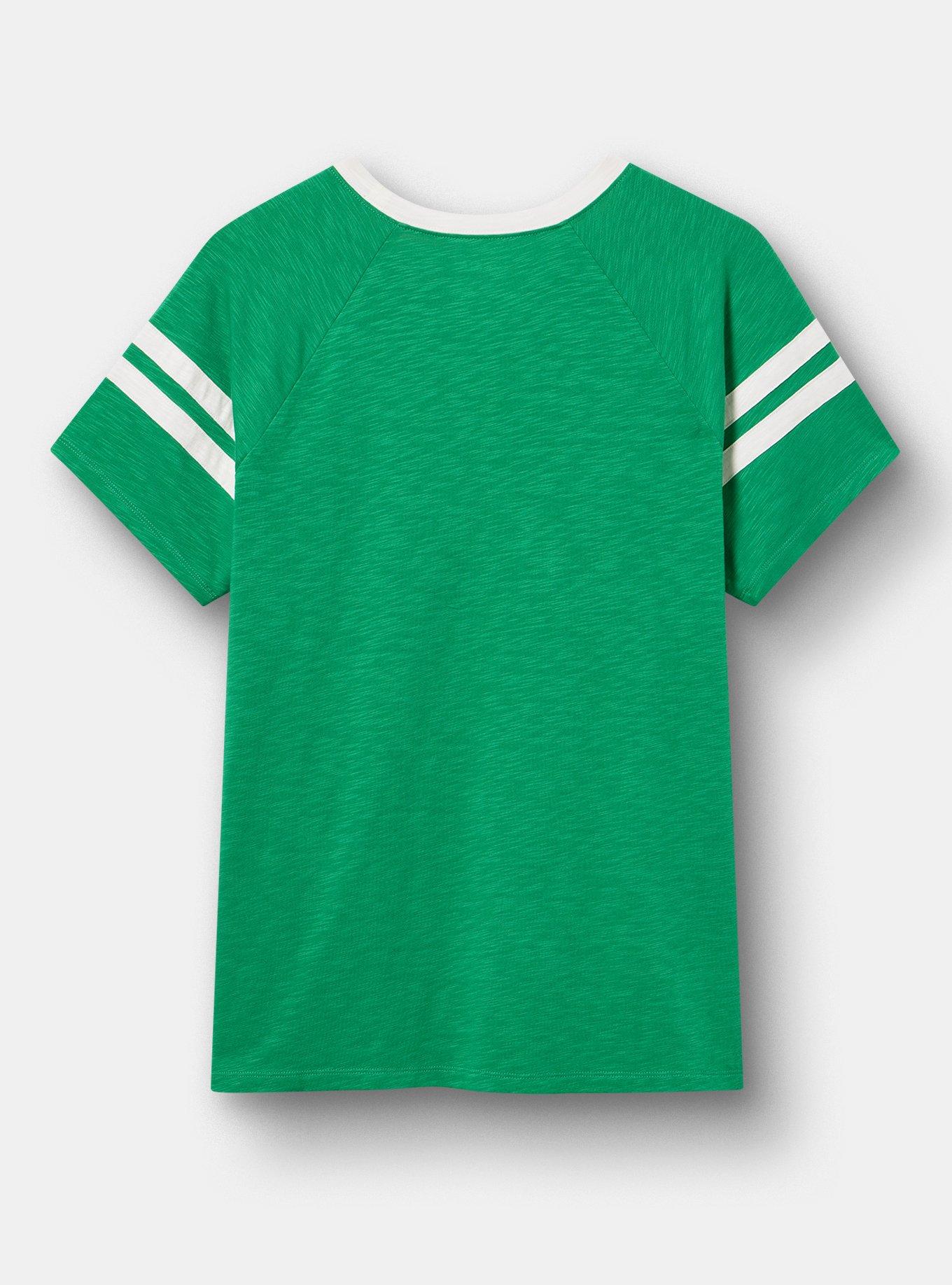 Vintage Slub Classic Varsity Tee, FEELING LUCKY JELLY BEAN, alternate