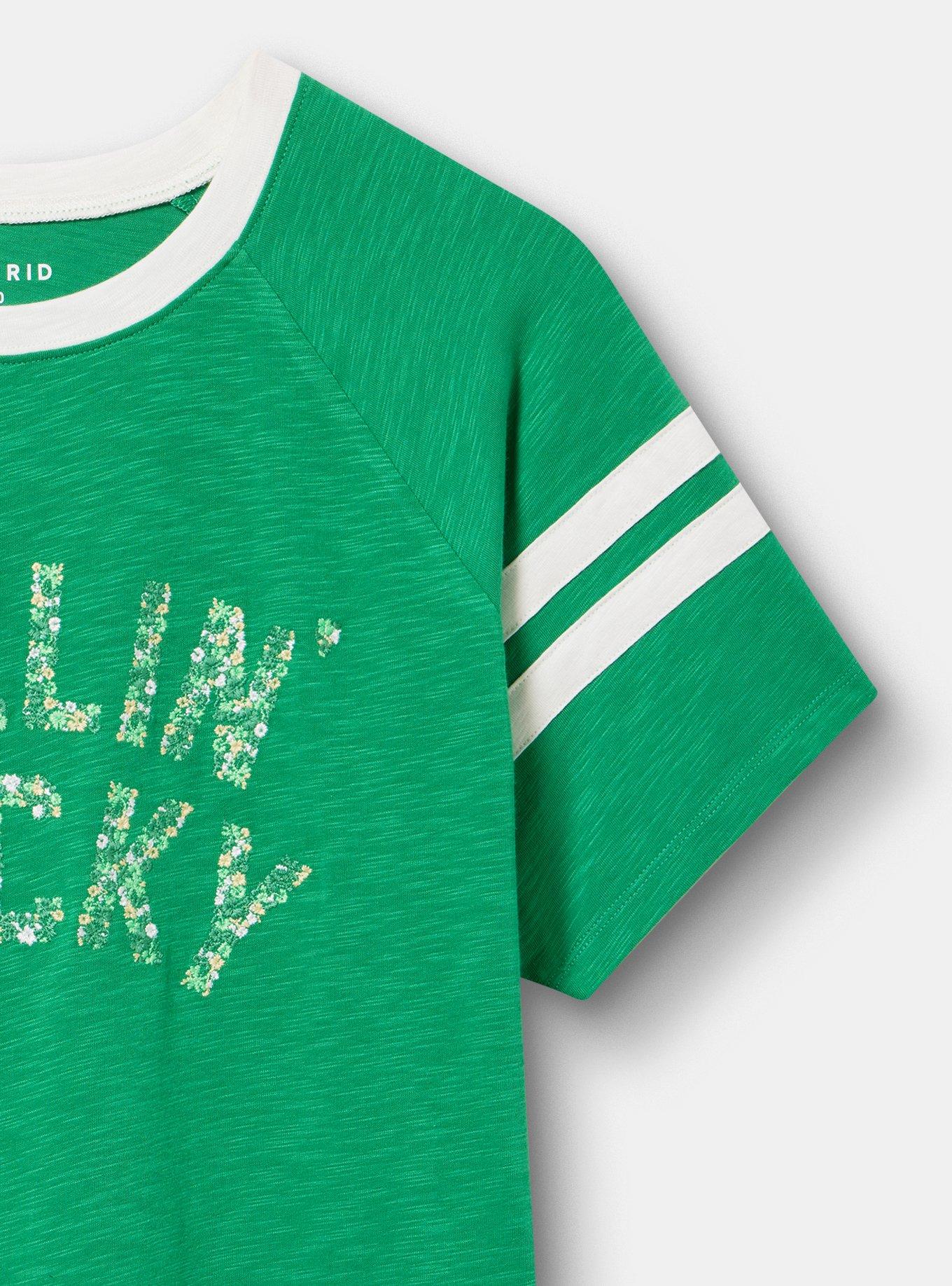 Vintage Slub Classic Varsity Tee, FEELING LUCKY JELLY BEAN, alternate
