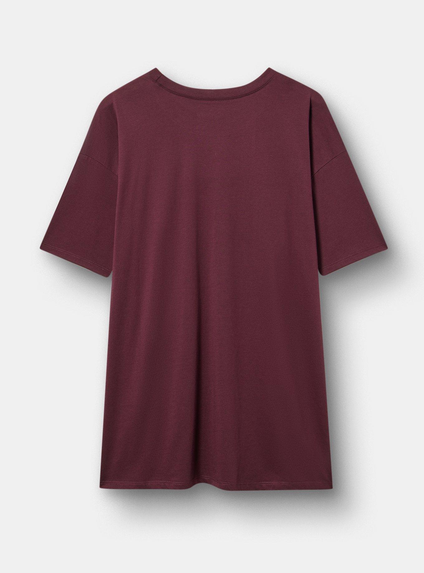 Disney Alice In Wonderland Oversized Cotton Crew Tee, ALICE IN WONDERLAND COMIC WINETASTING, alternate