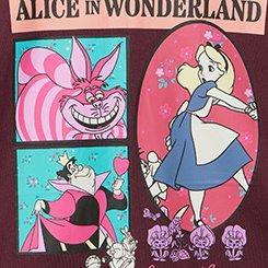 Disney Alice In Wonderland Oversized Cotton Crew Tee, ALICE IN WONDERLAND COMIC WINETASTING, swatch